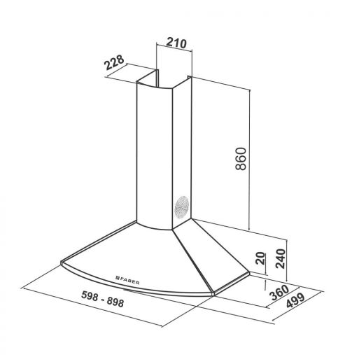Faber tender chimney on sale
