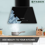 Faber HOOD JARVIS HC SC BK 60cm Kitchen Chimney