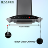 Modern Black Kitchen Chimney