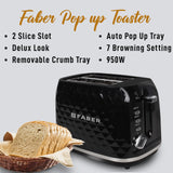 FT 950W DLX BK - Pop Up Toaster