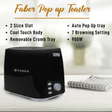 FT 900W BK - Pop Up Toaster